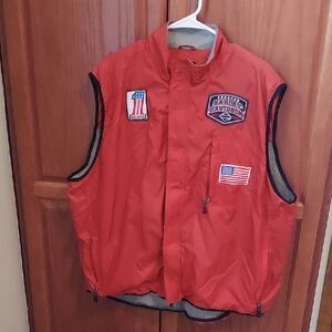 Harley-Davidson Burnt orange safety Vest with Patches Water resistant XXL